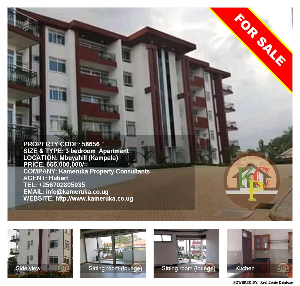 3 bedroom Apartment  for sale in Mbuya Kampala Uganda, code: 58656