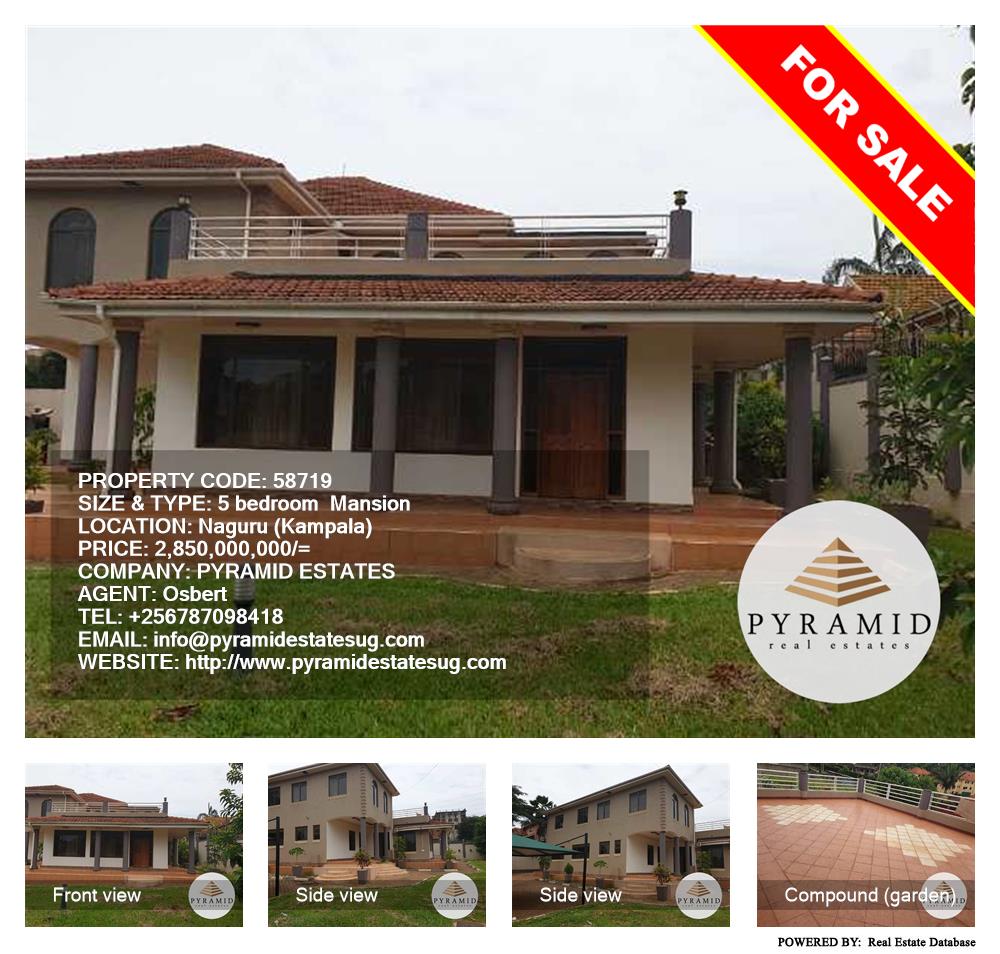 5 bedroom Mansion  for sale in Naguru Kampala Uganda, code: 58719
