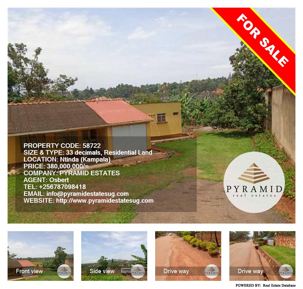 Residential Land  for sale in Ntinda Kampala Uganda, code: 58722