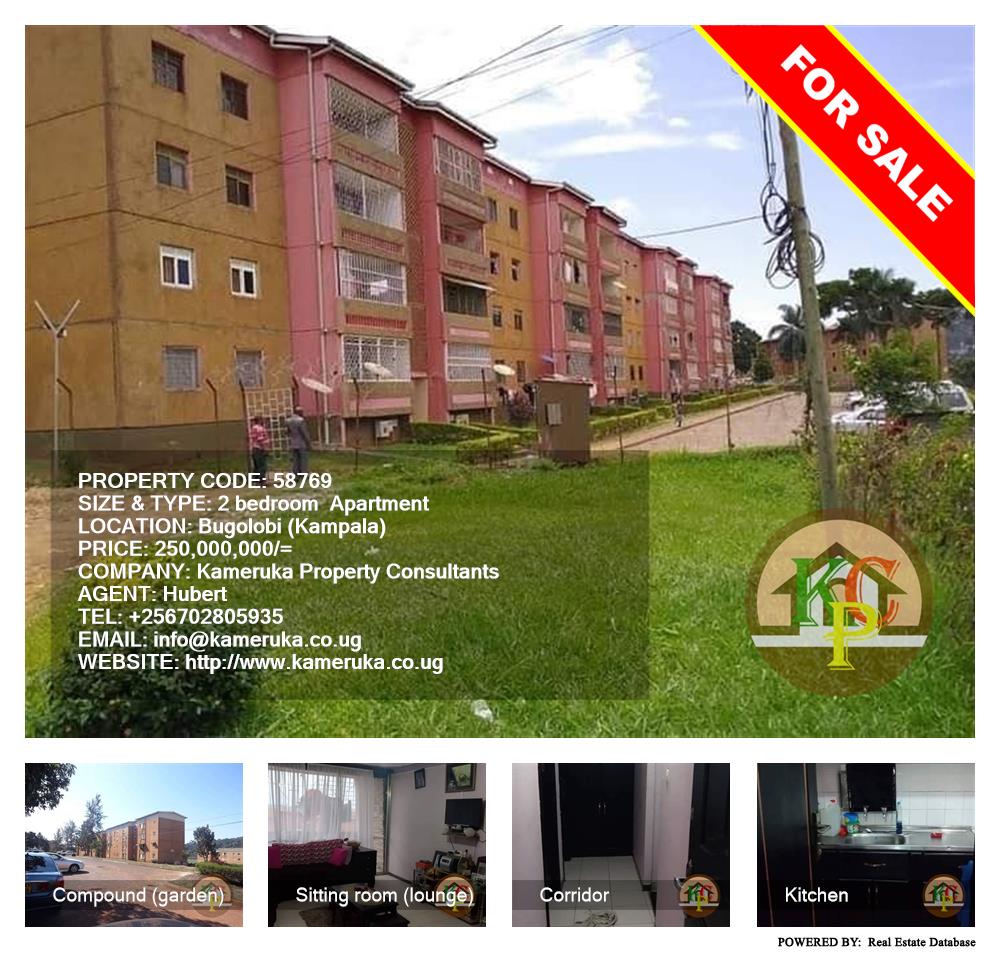 2 bedroom Apartment  for sale in Bugoloobi Kampala Uganda, code: 58769