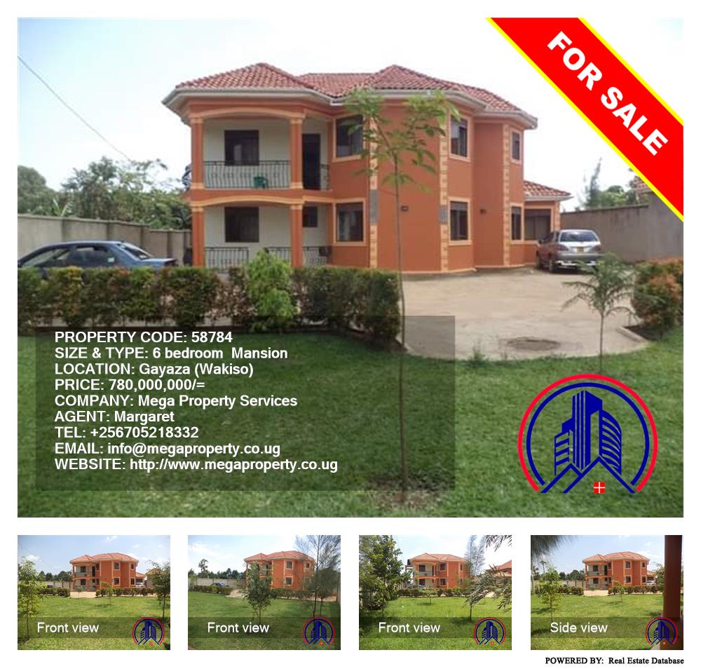 6 bedroom Mansion  for sale in Gayaza Wakiso Uganda, code: 58784