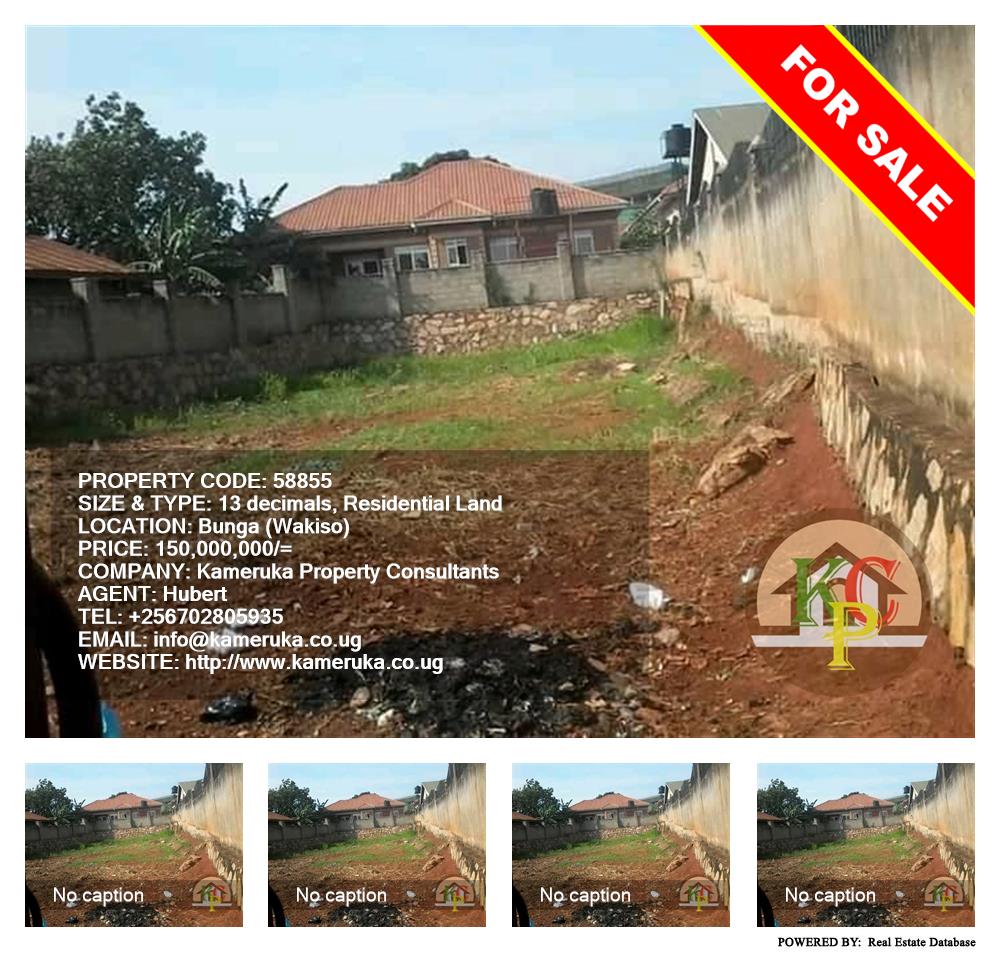 Residential Land  for sale in Bbunga Wakiso Uganda, code: 58855