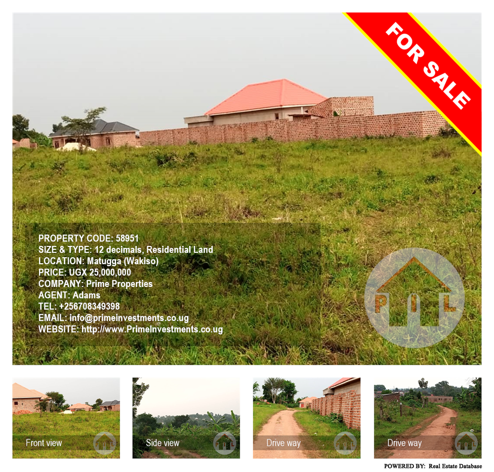 Residential Land  for sale in Matugga Wakiso Uganda, code: 58951