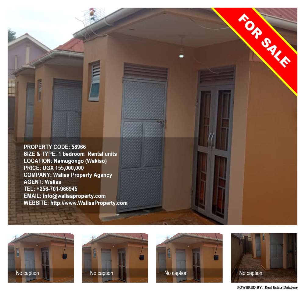 1 bedroom Rental units  for sale in Namugongo Wakiso Uganda, code: 58966