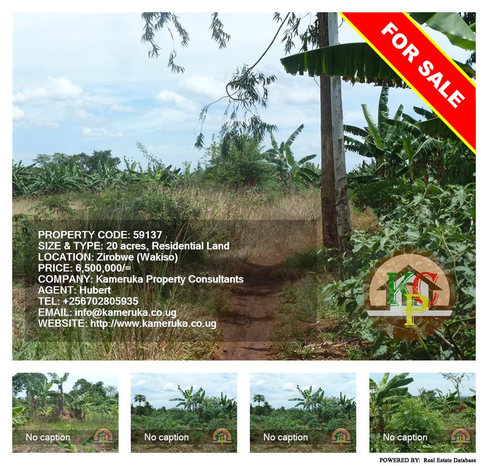 Residential Land  for sale in Ziloobwe Wakiso Uganda, code: 59137