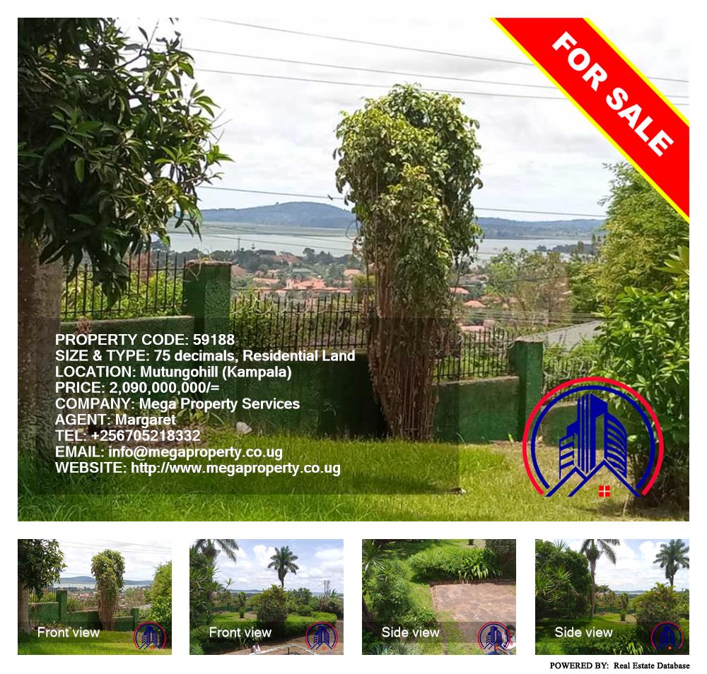 Residential Land  for sale in Mutungo Kampala Uganda, code: 59188