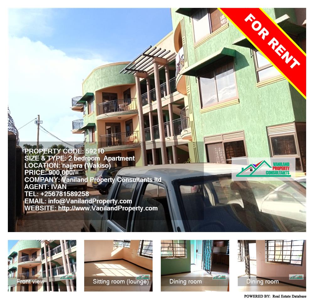 2 bedroom Apartment  for rent in Najjera Wakiso Uganda, code: 59210