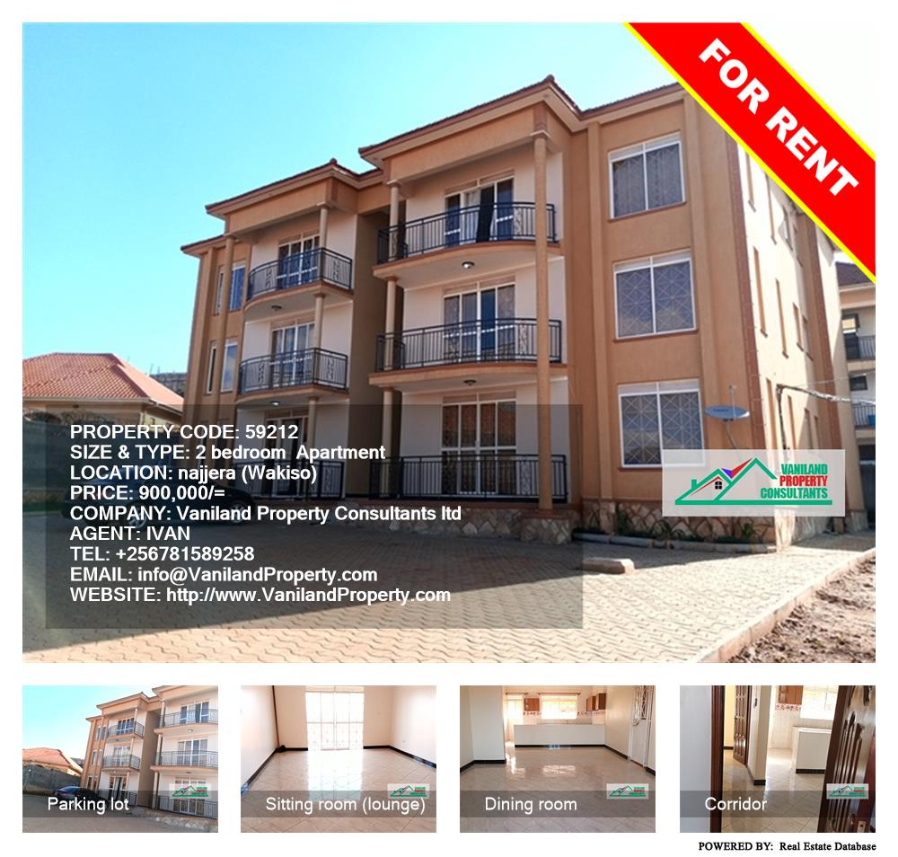 2 bedroom Apartment  for rent in Najjera Wakiso Uganda, code: 59212