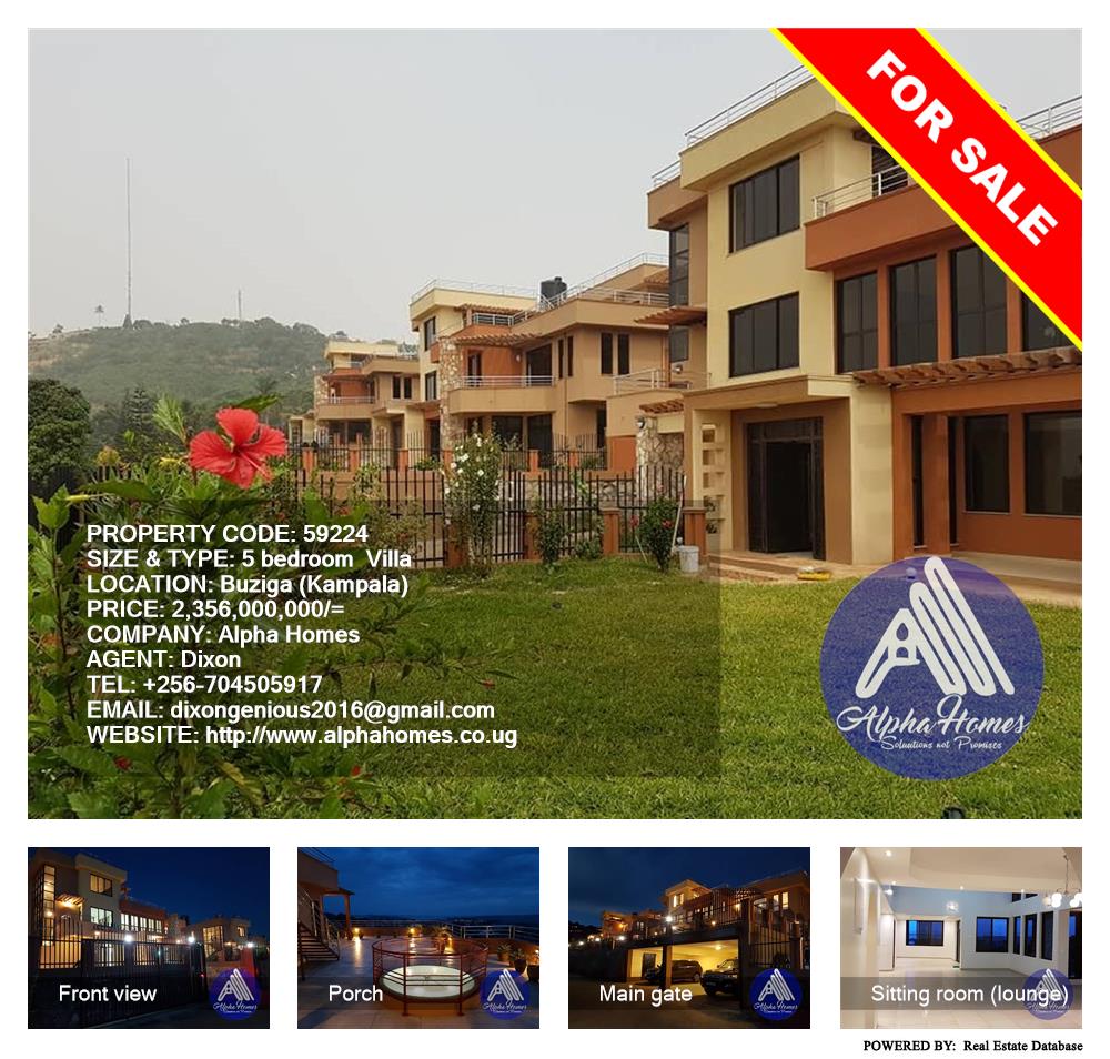 5 bedroom Villa  for sale in Buziga Kampala Uganda, code: 59224