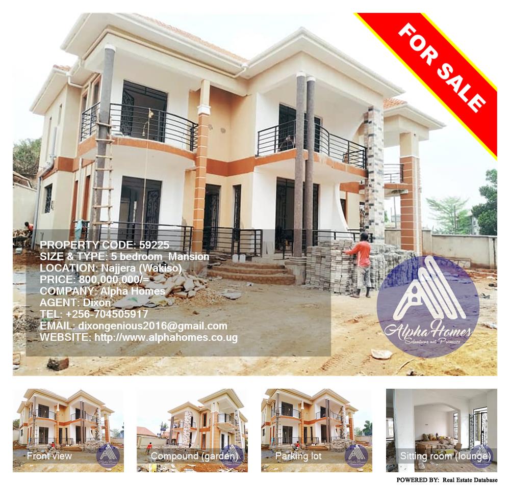 5 bedroom Mansion  for sale in Najjera Wakiso Uganda, code: 59225
