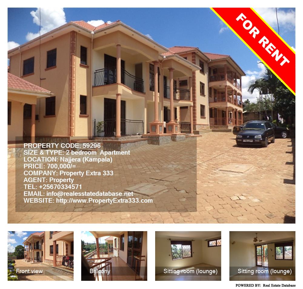 2 bedroom Apartment  for rent in Najjera Kampala Uganda, code: 59296