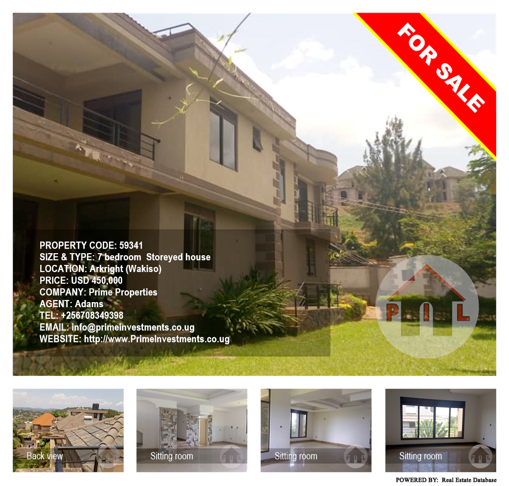 7 bedroom Storeyed house  for sale in Akright Wakiso Uganda, code: 59341