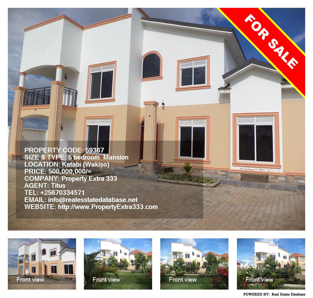 5 bedroom Mansion  for sale in Katabi Wakiso Uganda, code: 59367