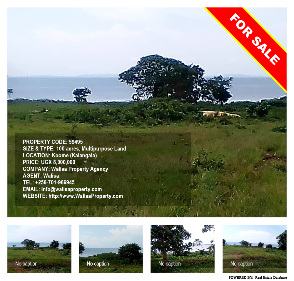 Multipurpose Land  for sale in Koome Kalangala Uganda, code: 59495