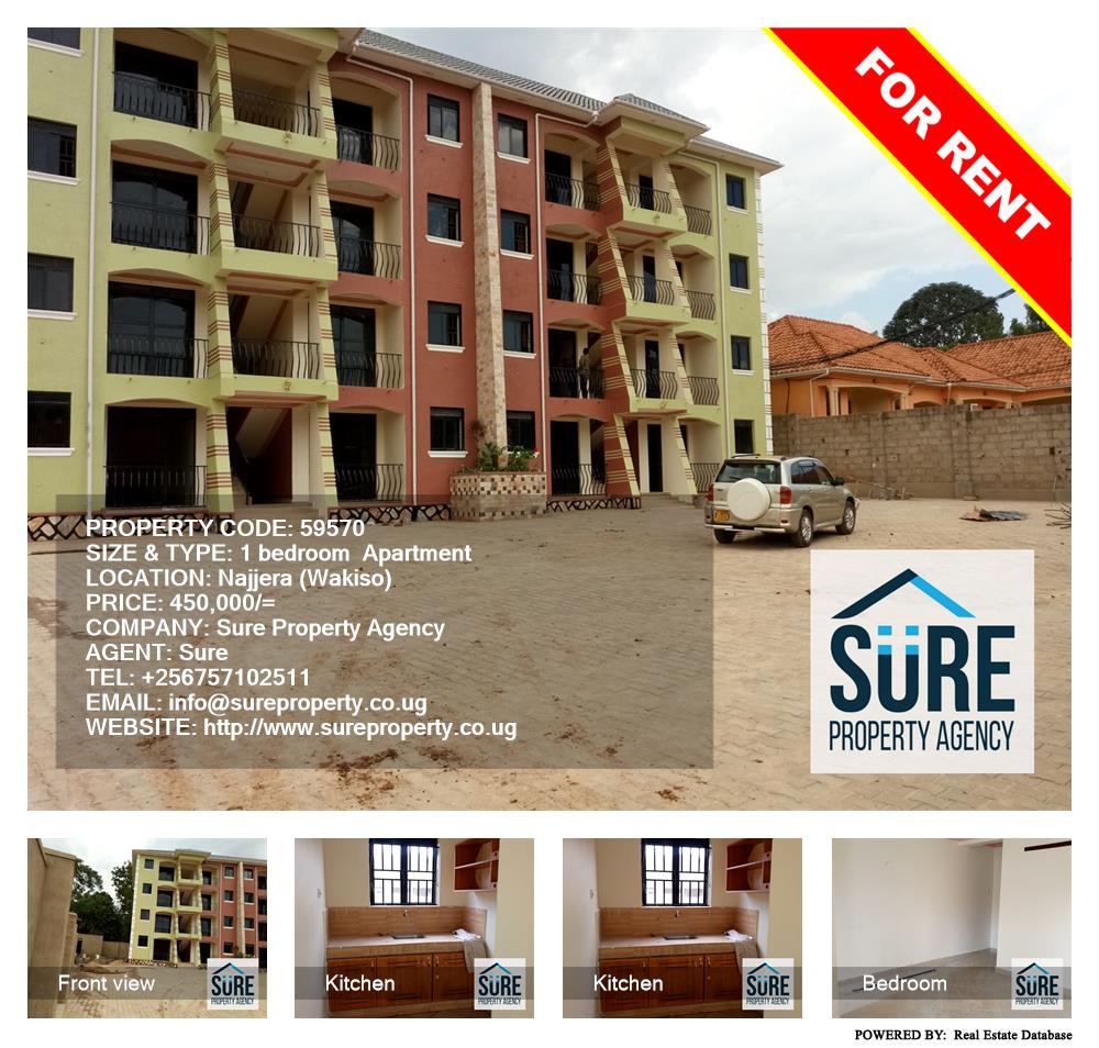 1 bedroom Apartment  for rent in Najjera Wakiso Uganda, code: 59570