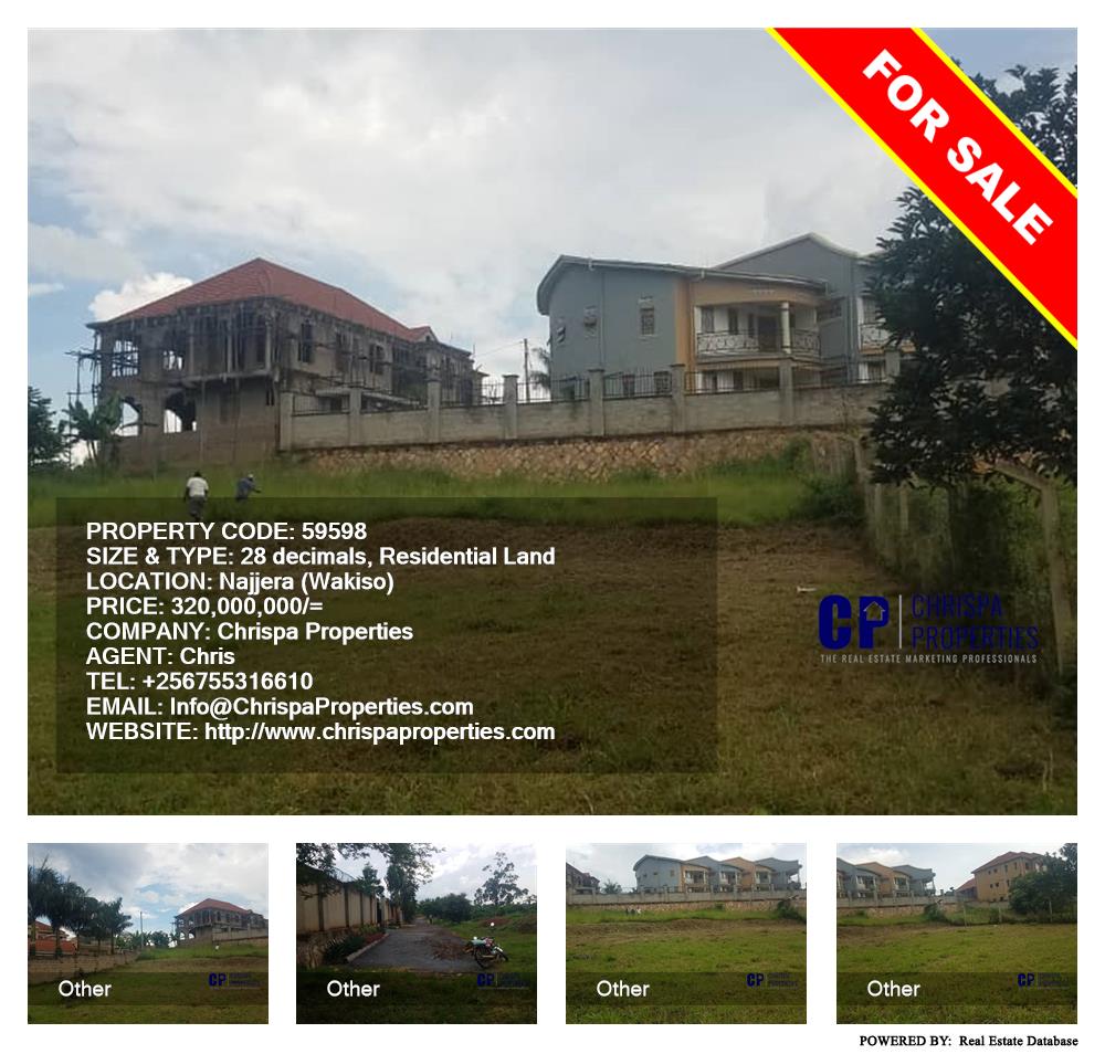 Residential Land  for sale in Najjera Wakiso Uganda, code: 59598