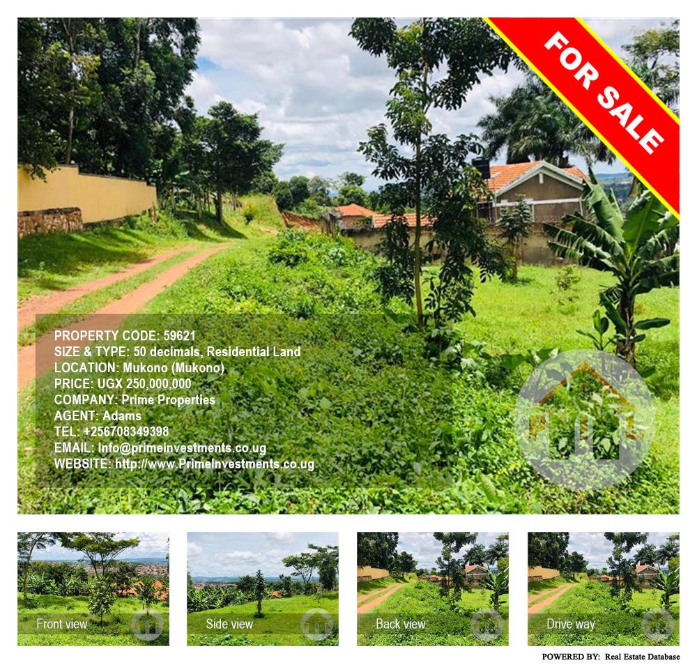 Residential Land  for sale in Mukono Mukono Uganda, code: 59621