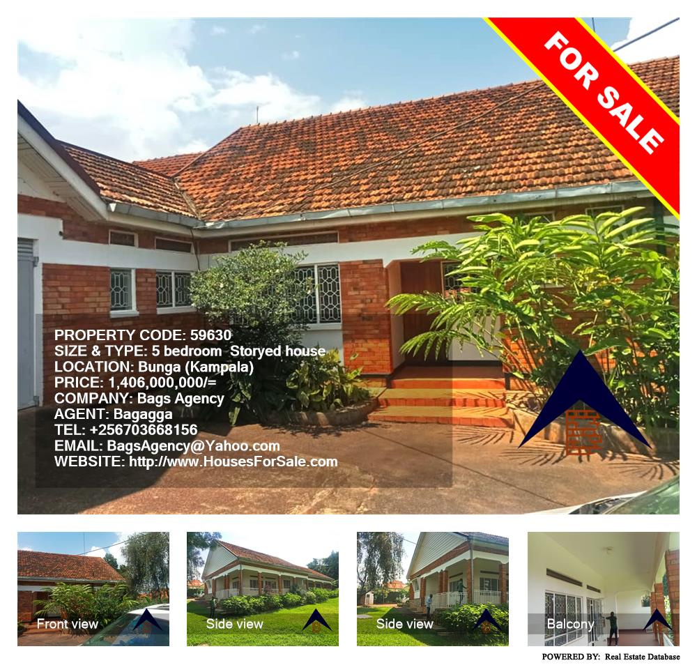 5 bedroom Storeyed house  for sale in Bbunga Kampala Uganda, code: 59630
