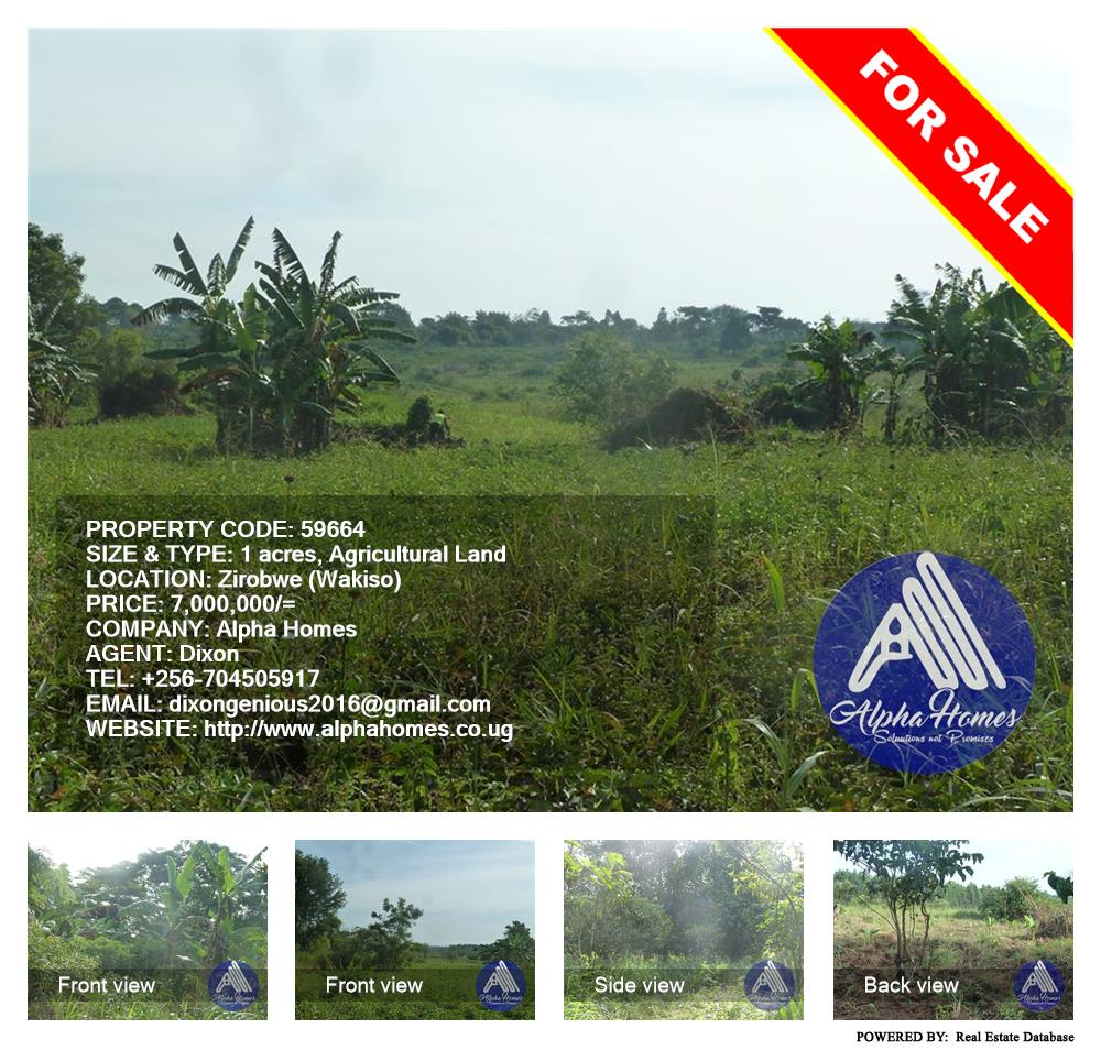 Agricultural Land  for sale in Ziloobwe Wakiso Uganda, code: 59664