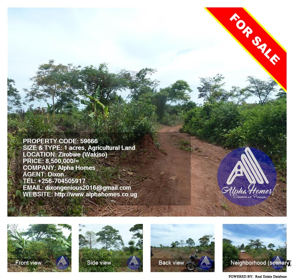Agricultural Land  for sale in Ziloobwe Wakiso Uganda, code: 59666