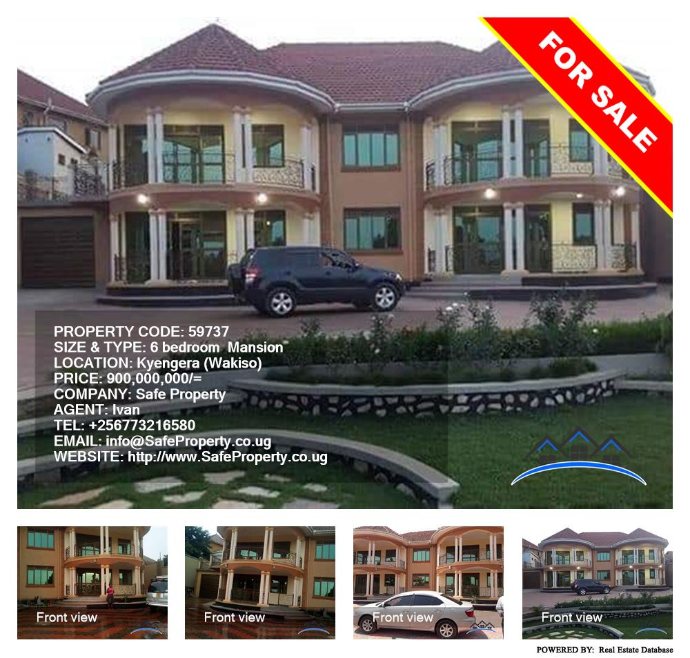 6 bedroom Mansion  for sale in Kyengela Wakiso Uganda, code: 59737