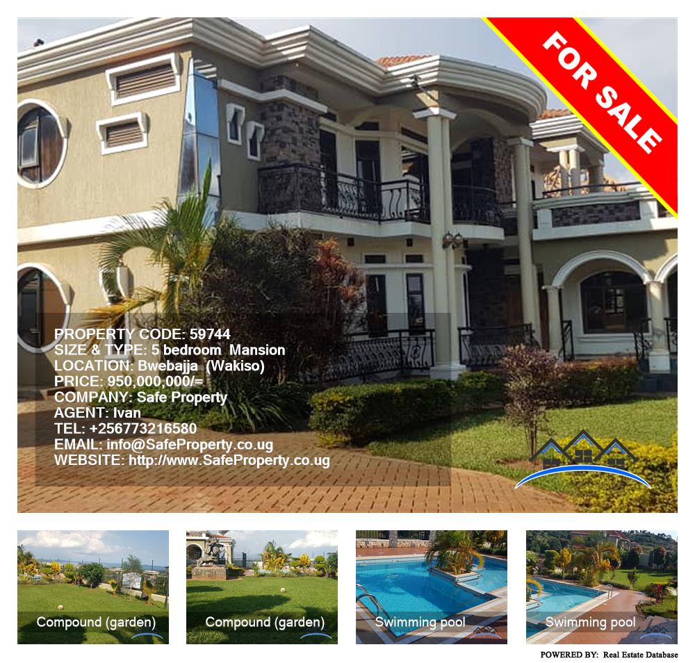 5 bedroom Mansion  for sale in Bwebajja Wakiso Uganda, code: 59744