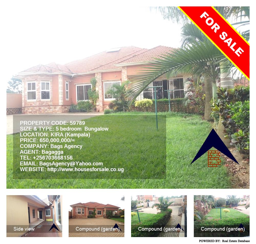 5 bedroom Bungalow  for sale in Kira Kampala Uganda, code: 59789