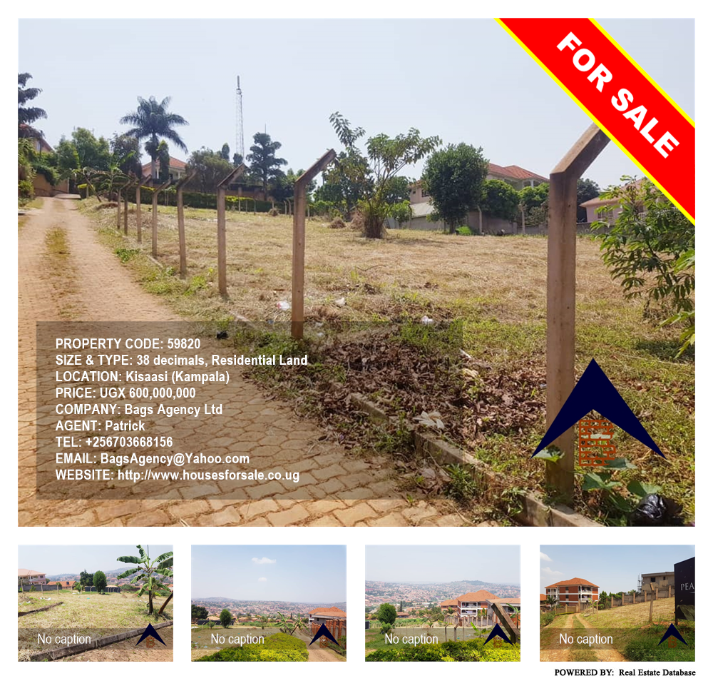 Residential Land  for sale in Kisaasi Kampala Uganda, code: 59820