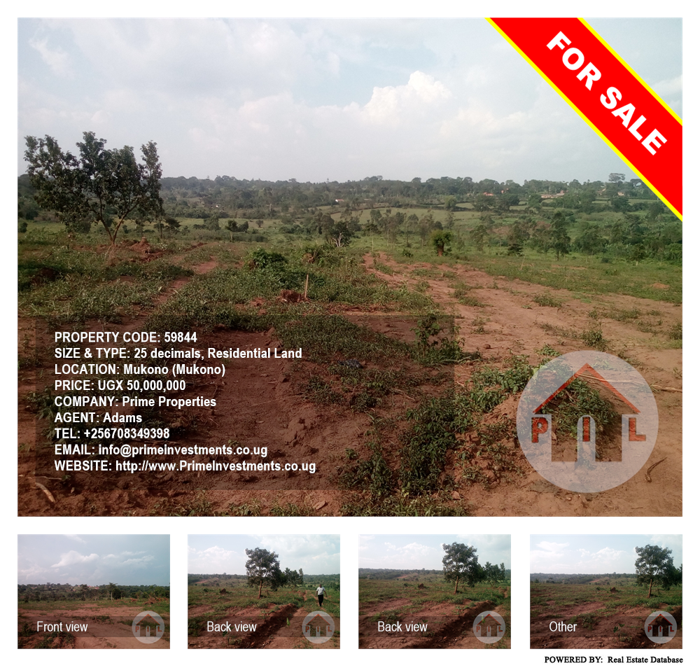 Residential Land  for sale in Mukono Mukono Uganda, code: 59844