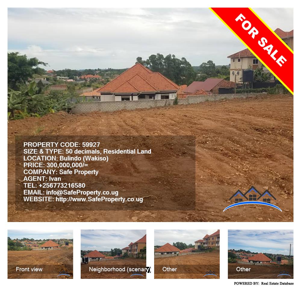 Residential Land  for sale in Bulindo Wakiso Uganda, code: 59927