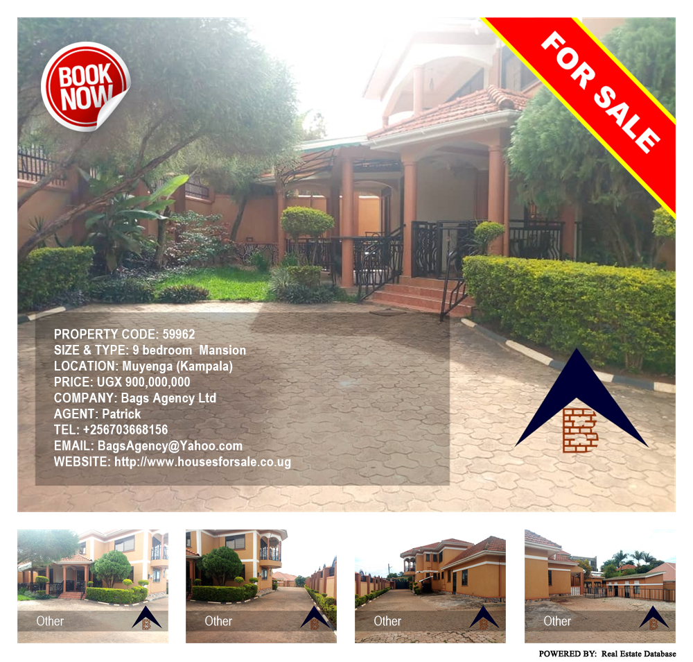 9 bedroom Mansion  for sale in Muyenga Kampala Uganda, code: 59962