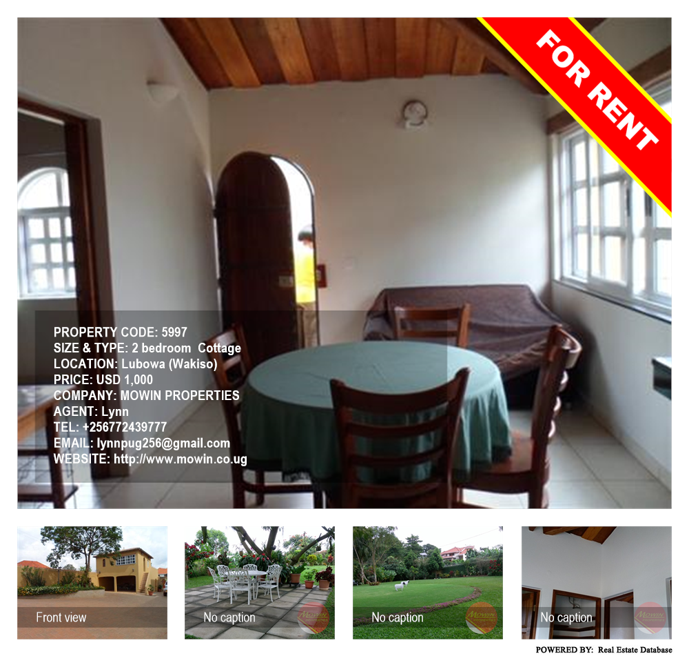 2 bedroom Cottage  for rent in Lubowa Wakiso Uganda, code: 5997