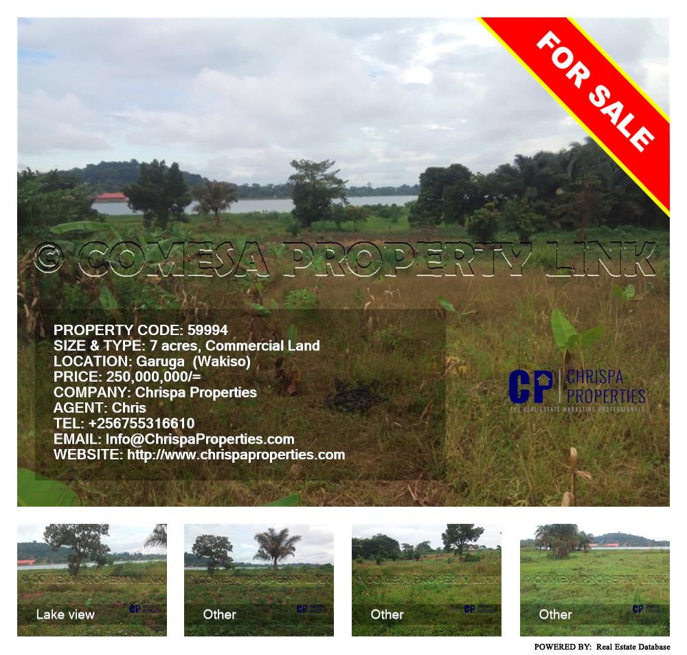 Commercial Land  for sale in Garuga Wakiso Uganda, code: 59994