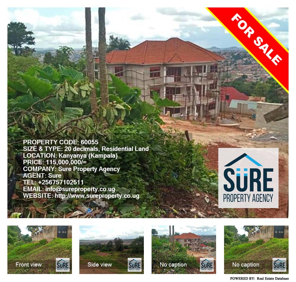 Residential Land  for sale in Kanyanya Kampala Uganda, code: 60055