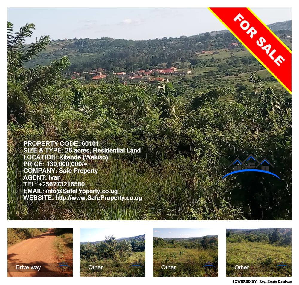 Residential Land  for sale in Kitende Wakiso Uganda, code: 60101