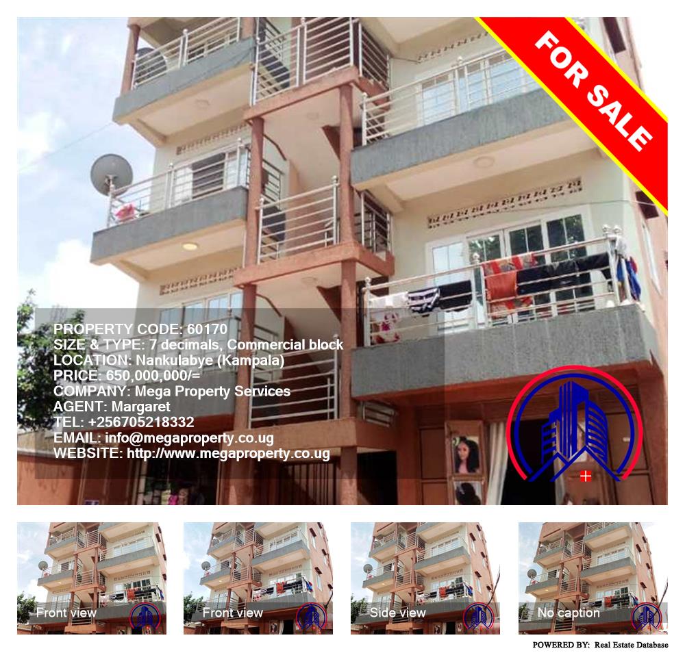 Commercial block  for sale in Nankulabye Kampala Uganda, code: 60170