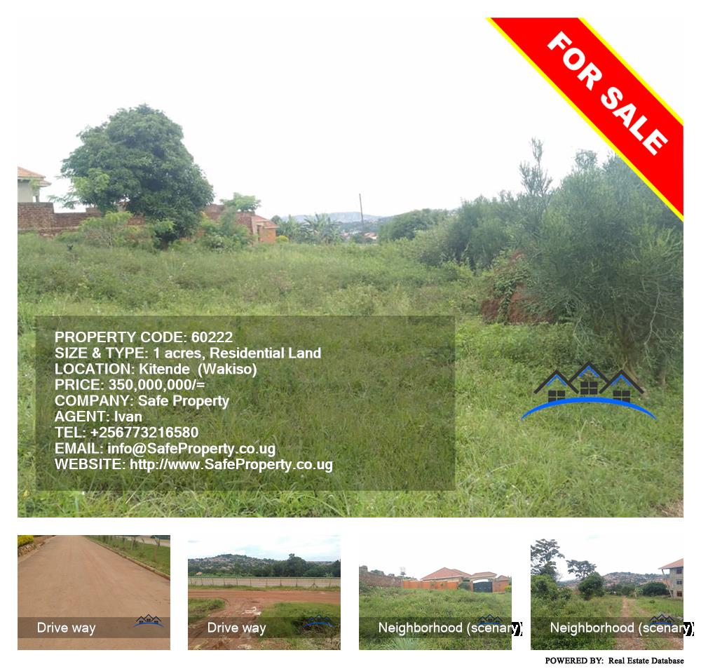 Residential Land  for sale in Kitende Wakiso Uganda, code: 60222