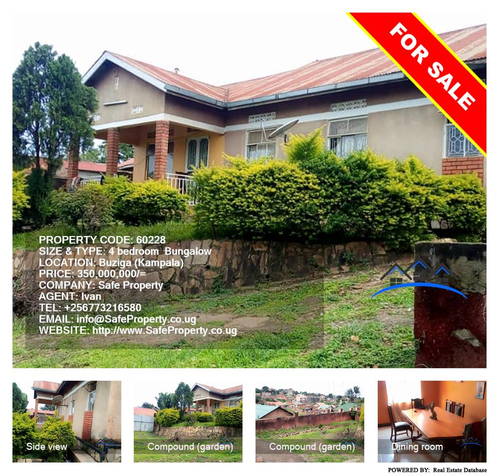 4 bedroom Bungalow  for sale in Buziga Kampala Uganda, code: 60228