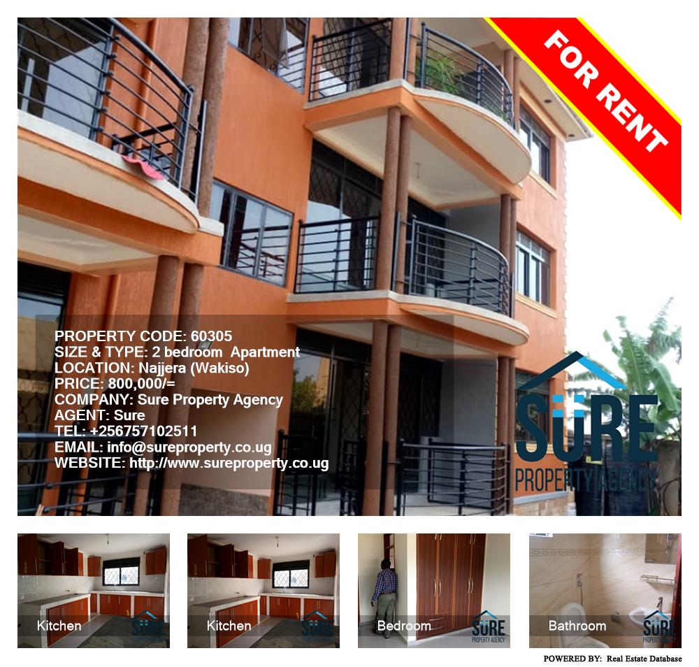 2 bedroom Apartment  for rent in Najjera Wakiso Uganda, code: 60305