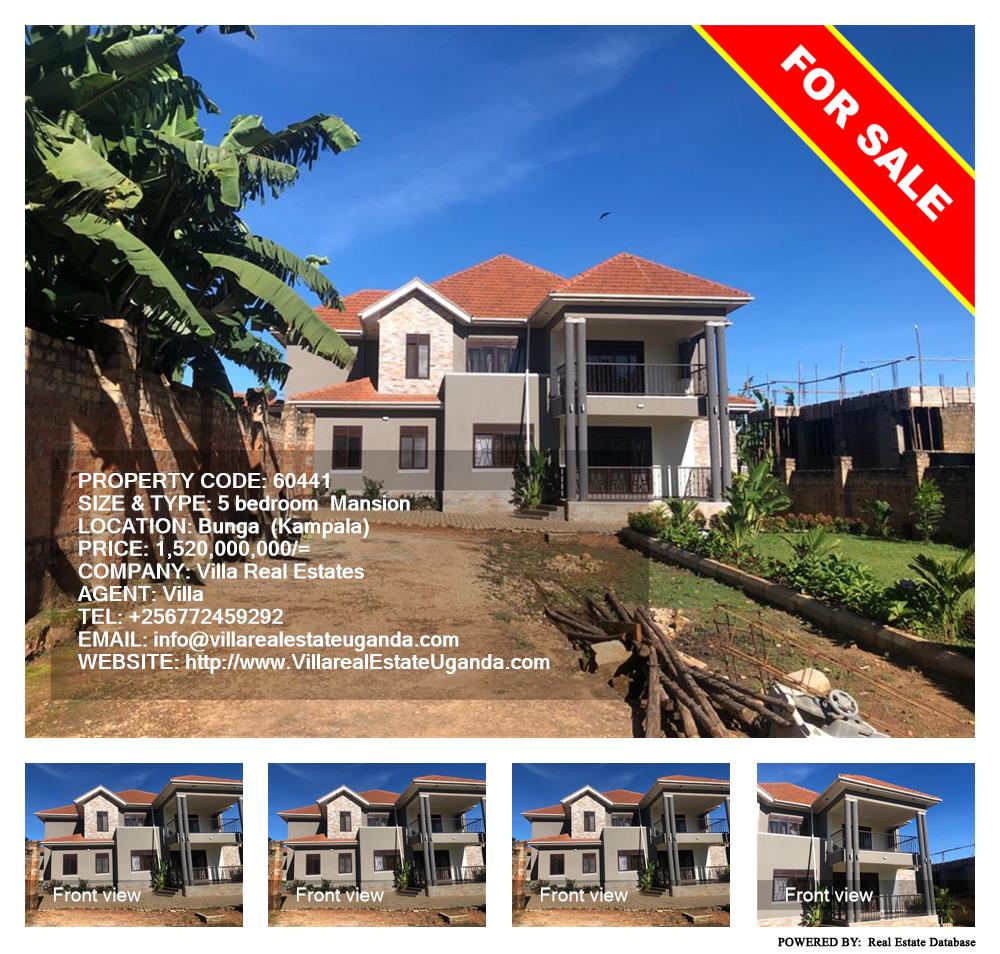 5 bedroom Mansion  for sale in Bbunga Kampala Uganda, code: 60441