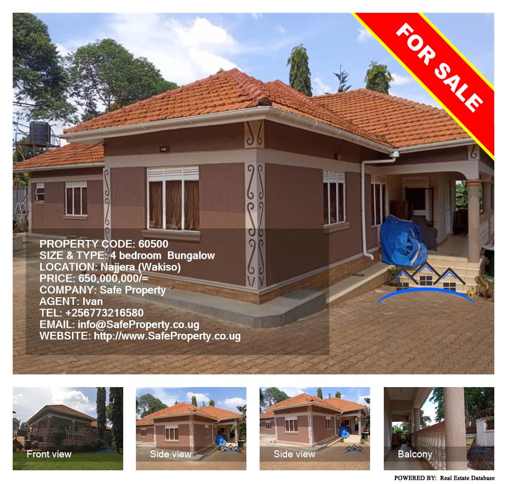 4 bedroom Bungalow  for sale in Najjera Wakiso Uganda, code: 60500