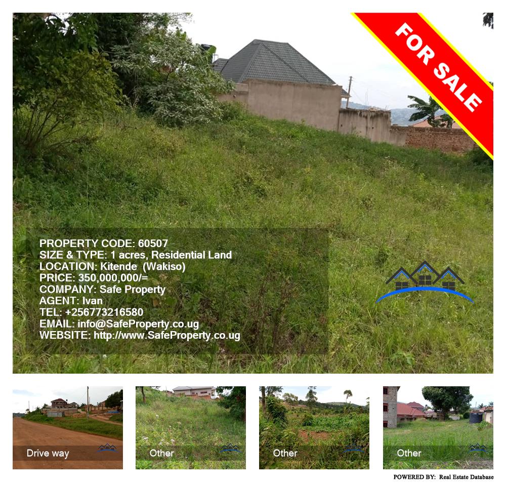 Residential Land  for sale in Kitende Wakiso Uganda, code: 60507