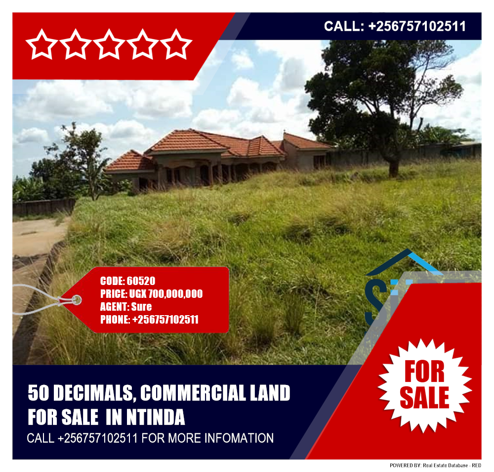 Commercial Land  for sale in Ntinda Kampala Uganda, code: 60520