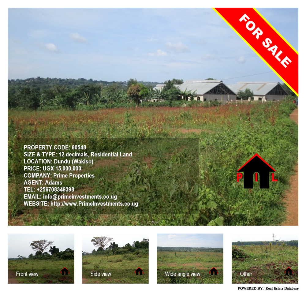 Residential Land  for sale in Ddundu Wakiso Uganda, code: 60548