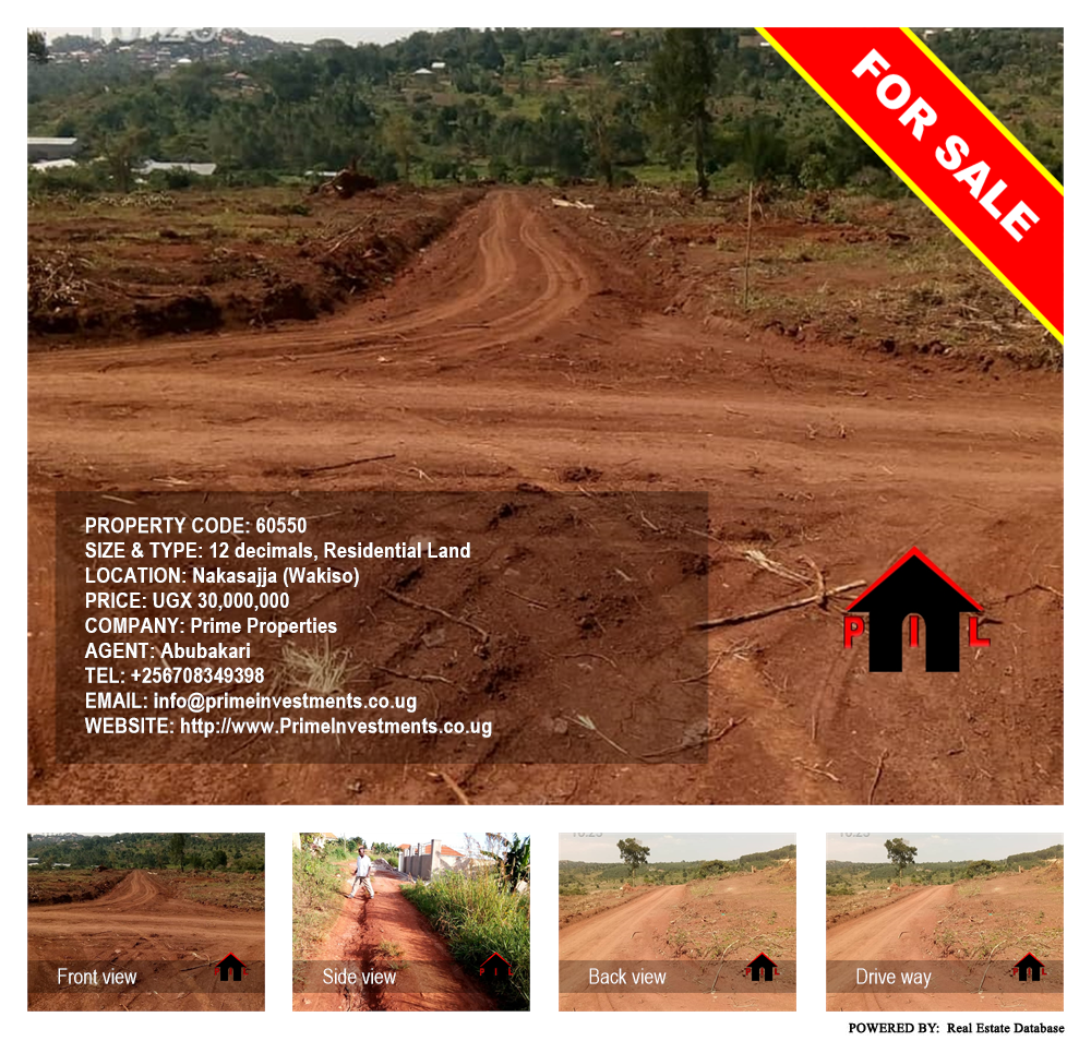Residential Land  for sale in Nakassajja Wakiso Uganda, code: 60550