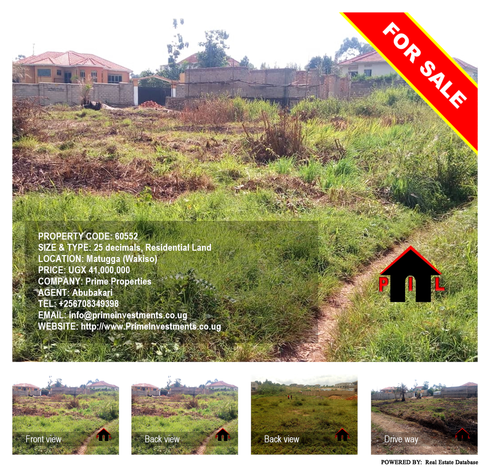 Residential Land  for sale in Matugga Wakiso Uganda, code: 60552