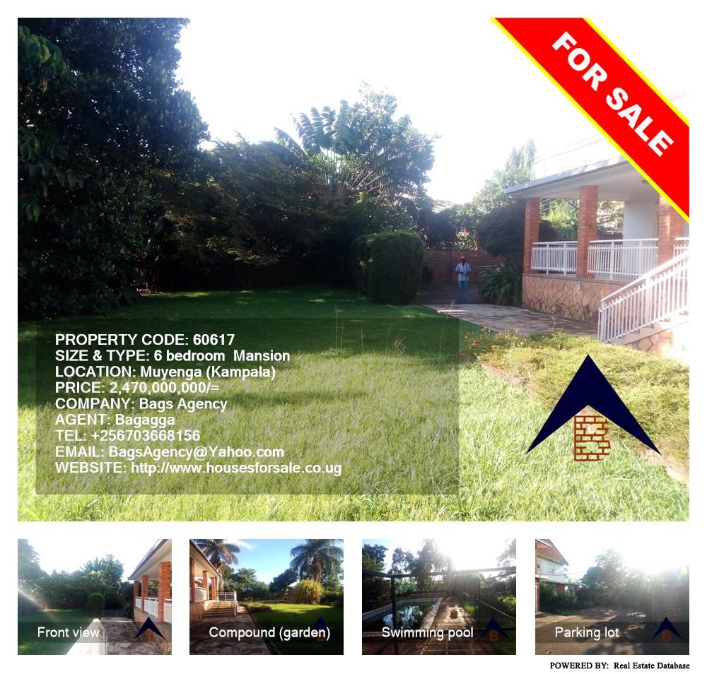 6 bedroom Mansion  for sale in Muyenga Kampala Uganda, code: 60617