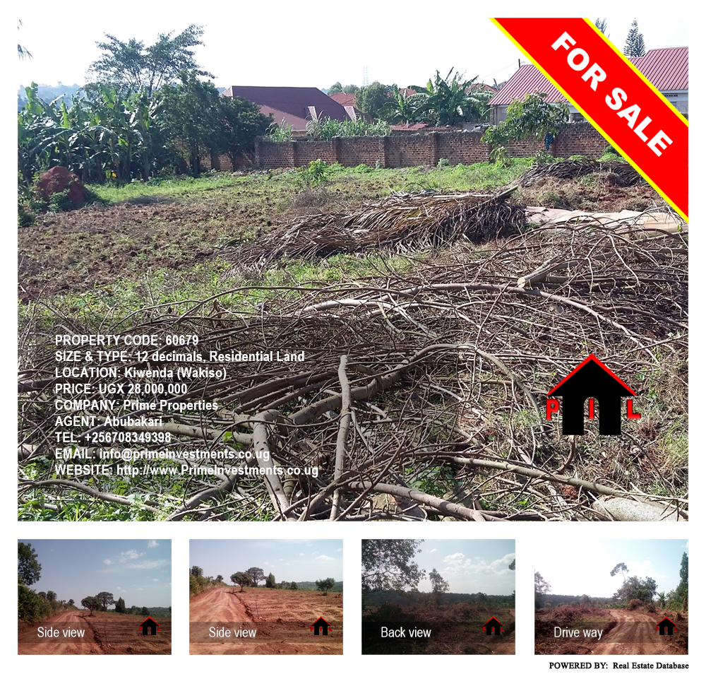 Residential Land  for sale in Kiwenda Wakiso Uganda, code: 60679