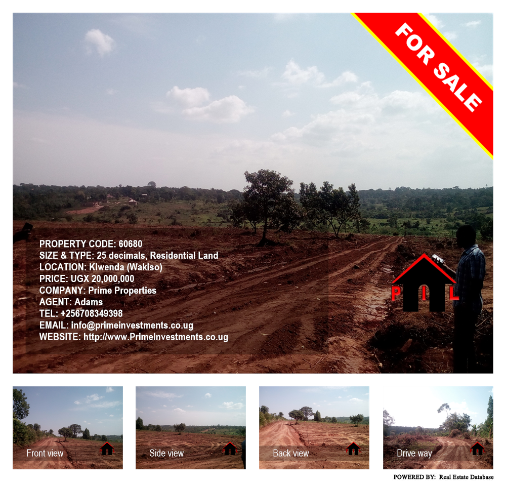 Residential Land  for sale in Kiwenda Wakiso Uganda, code: 60680