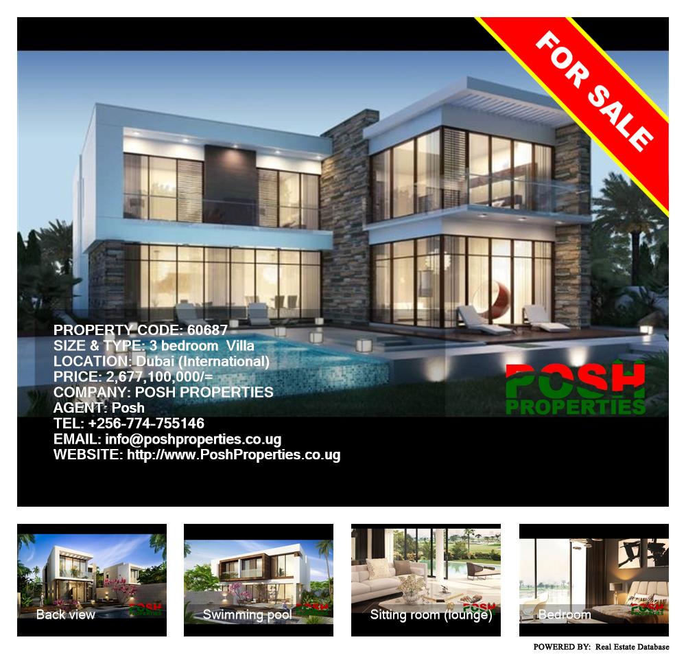 3 bedroom Villa  for sale in Dubai International Uganda, code: 60687